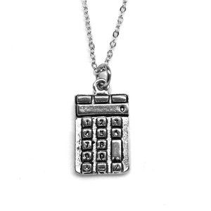 Miniature Calculator Math Calculus Lover School Student Graduation Gift Necklace